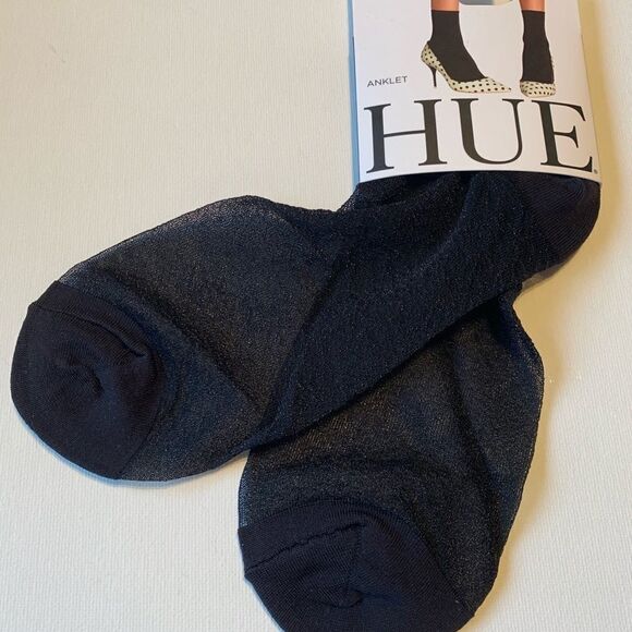 Hue socks black metallic one size - Picture 2 of 3